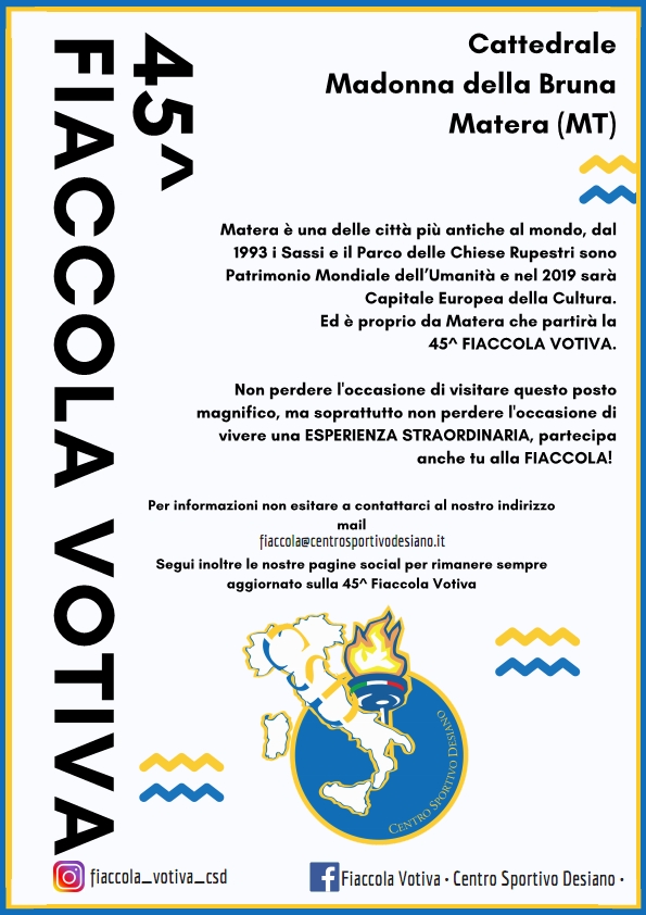 45^ fiaccola 2019